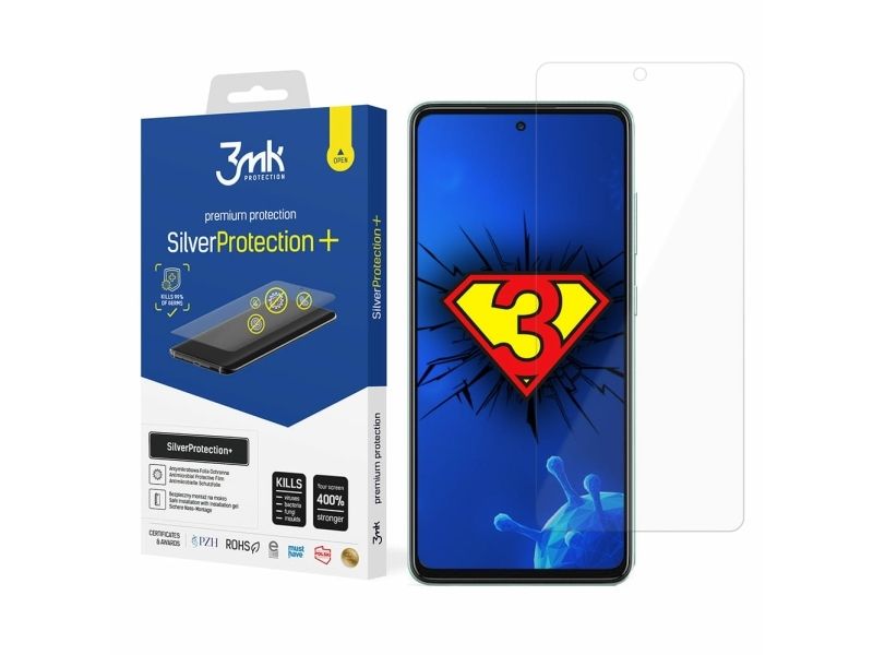 Lcd Schutzfolie 3Mk Silber Schutz+ Samsung A525 A52 4G/A526 A52 5G/A528 A52s 5G