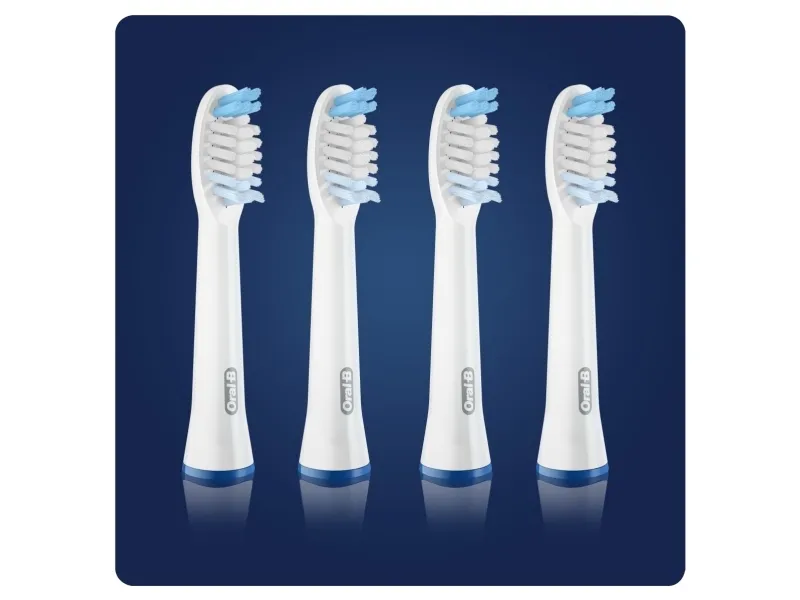 Oral-B Pulsonic Clean - Ekstra tandbørstehoved - til tandbørste - hvid (pakke med 4) - for Pulsonic 9565, 9585, 9595