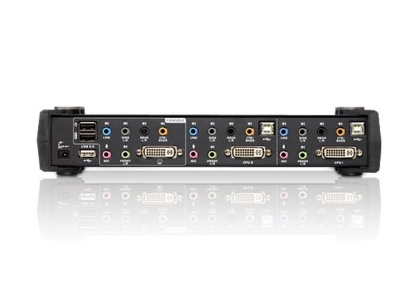 ATEN CubiQ CS1782A - KVM / audio-switch - 2 x KVM / audio - 1 lokalbruger - desktop