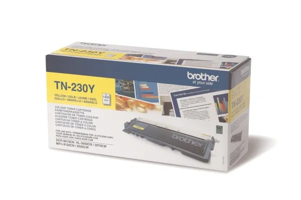 Brother TN230Y - Gul - original - tonerkassett - för Brother DCP-9010CN, HL-3040CN, HL-3040CW, HL-3070CW, MFC-9120CN, MFC-9320CN, MFC-9320CW | Skrivare - Bläck, toner & förbrukningsvaror - Toner | GameStuff