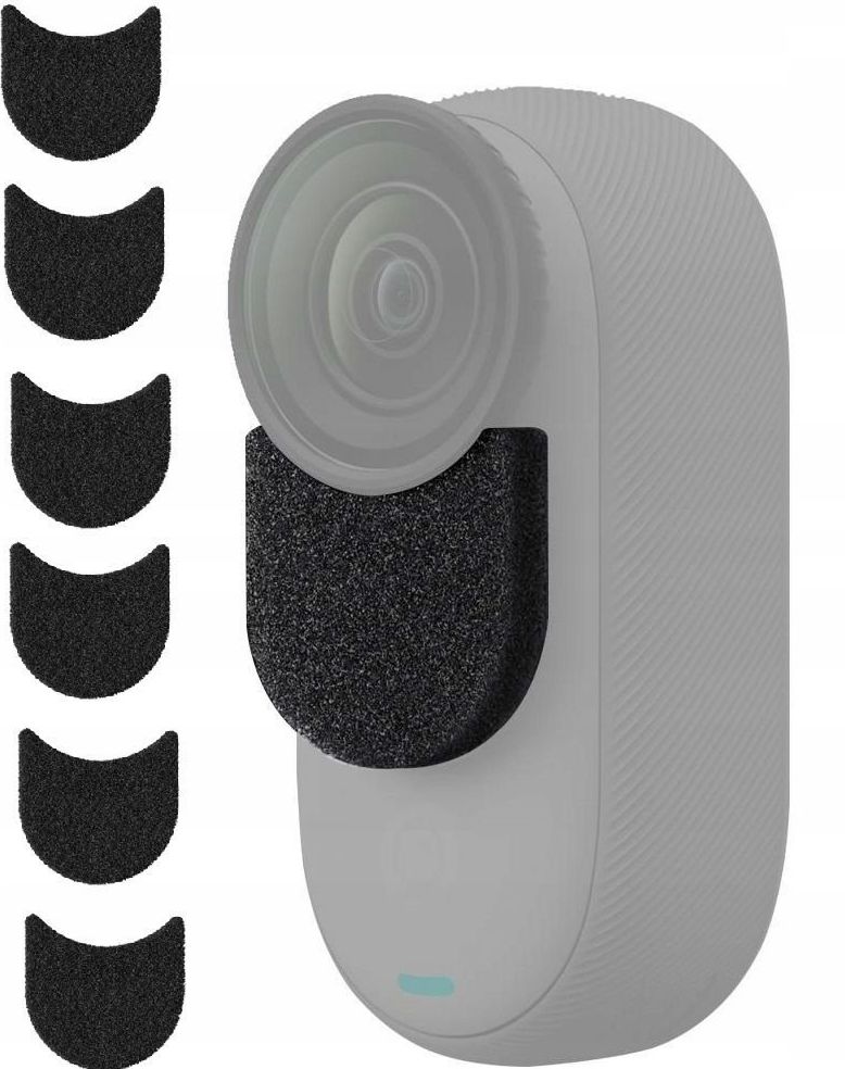 6x skumvindskærm/forrude til Insta360 Go 3 / 3s / Pu776b