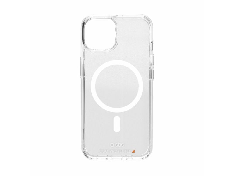 SBS TED3OMAGCOVIP1561, Cover, Apple, iPhone 15, 15,5 cm (6.12"), Transparent