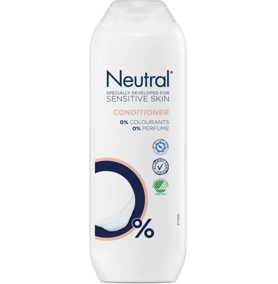 Hårbalsam Neutral Conditioner 250ml, Svanemærket, Allergimærket uden Farve/Parfume 250ml