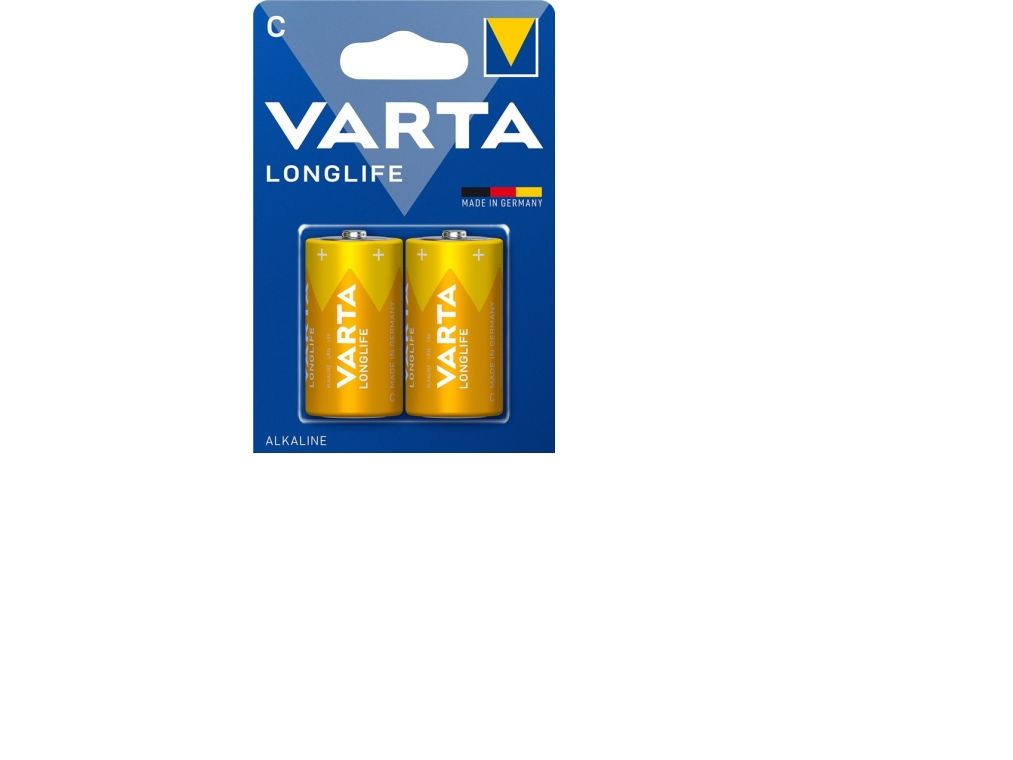 Varta 04114 101 422, Lr14, Alkali, 1,5 V, 2 Stück(E), Gelb, Deutschland