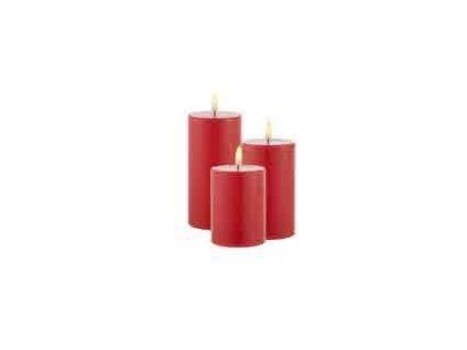 Sirius Home Sille Exclusive, Dekorativ lysfigur, Rød, Voks, 3 Lampe( r), LED, Batteri