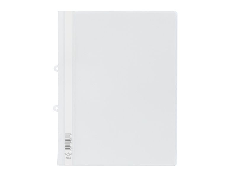 Durable 2580-02 omslag til rapport PVC Transparent, Hvid