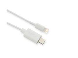 Microconnect Usb3.1Cl2, 2 M, Lightning, Usb C, Stecker, Stecker, Weiß