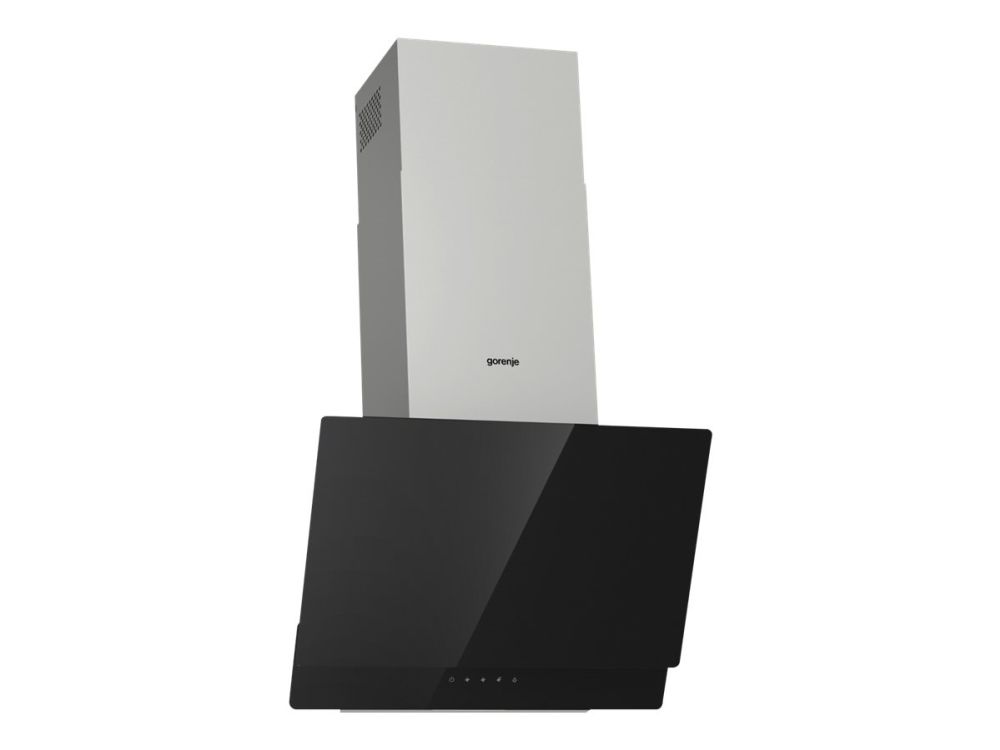 Gorenje Essential Whi649exbg - Hætte - Skorsten Vinklet - Bredde: 60 Cm - Dybde: 33.5 Cm - Udtrækning Og Recirkulation (-) - Med Intern Motor - Rustf