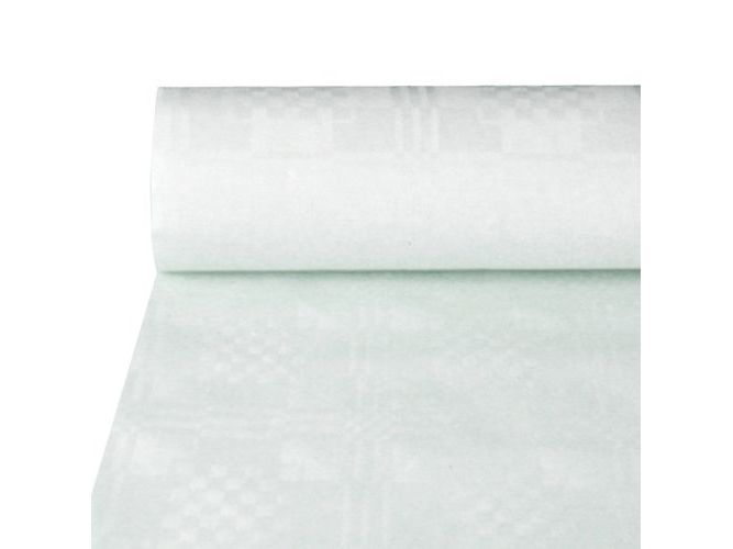 PAPSTAR Tischtuch, Damastpapier, Rolle, 120cmx50m, weiAz 1 StALck (18547)
