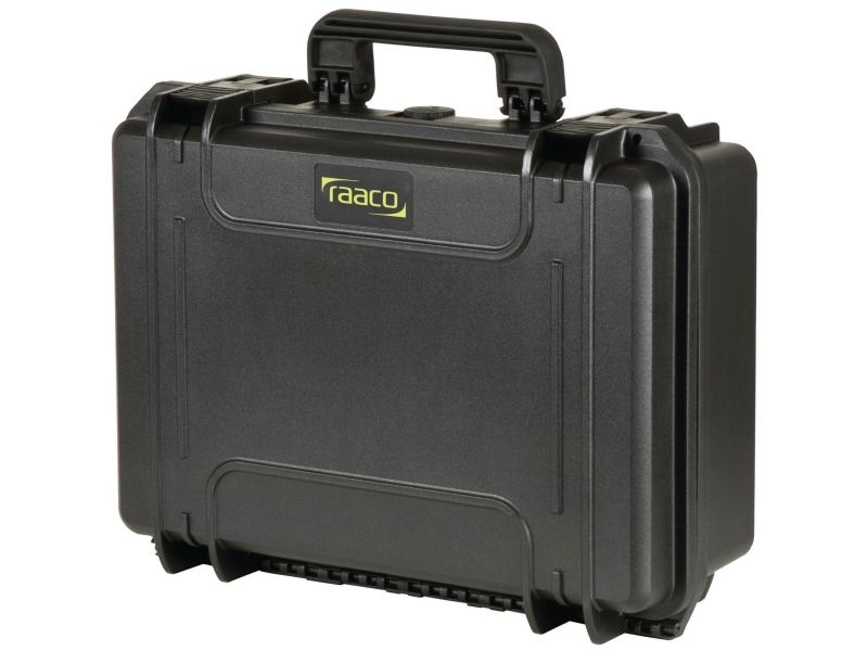 raaco FlightCase 4 transportl&aring;da av polypropen (PP), vattent&auml;t, svart