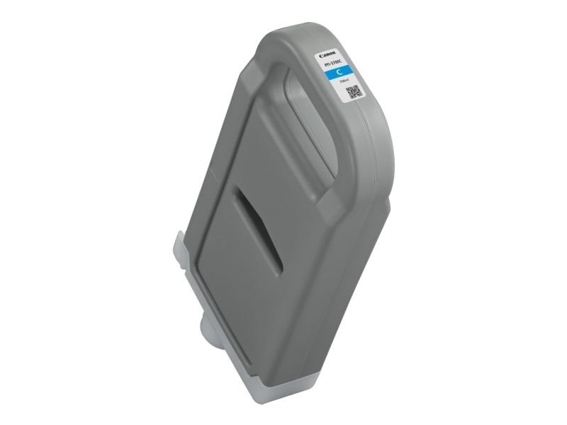 Canon Pfi-3700 C - 700 Ml - Cyan - Original - Blækbeholder - For Imageprograf Gp-4600S, Gp-6600S, Pro-2600, Pro-4600, Pro-6600