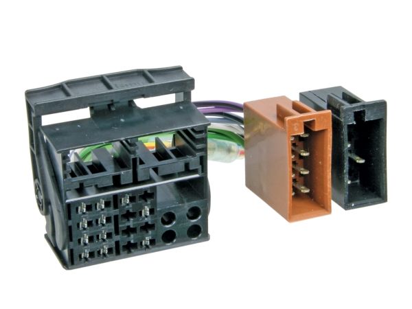 ISO stik - Audi/VW/Seat/Skoda med quadlock