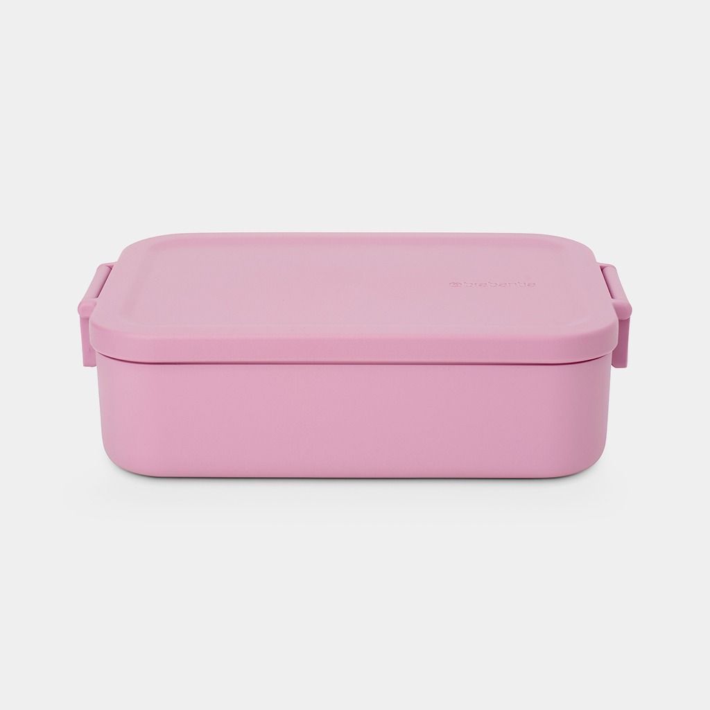 Brabantia Make & Take, Frokostbeholder, Ungdom, Lyserød, Plast, Monokromatisk, Rektangulær