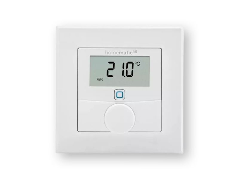 Homematic IP HmIP-WTH-1, Digital termostat, Room, RF, Hvid, IP20, 250 m