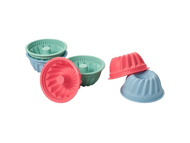 Lurch 83018, Turban kageform, -40 °C, 240 °C, Blå, Grøn, Rød, Silikone, 30 mm