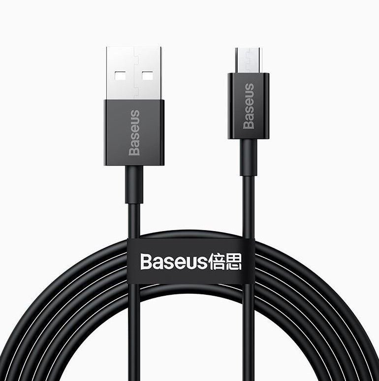 Kabel Usb Tun Micro Usb Baseus Superior Series, 2A, 2M (Czarny)