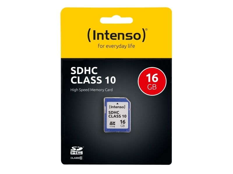 Intenso Klasse 10 - Flash-Speicherkarte - 16 Gb - Klasse 10 - Sdhc