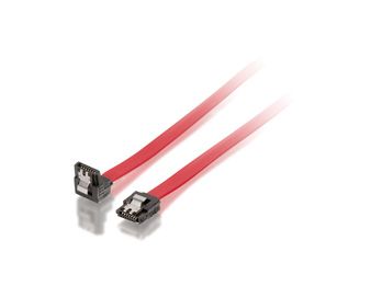Equip 111809, 0,3 m, SATA II, SATA 7-pin, SATA 7-pin, Hanstik/Hanstik, Rød
