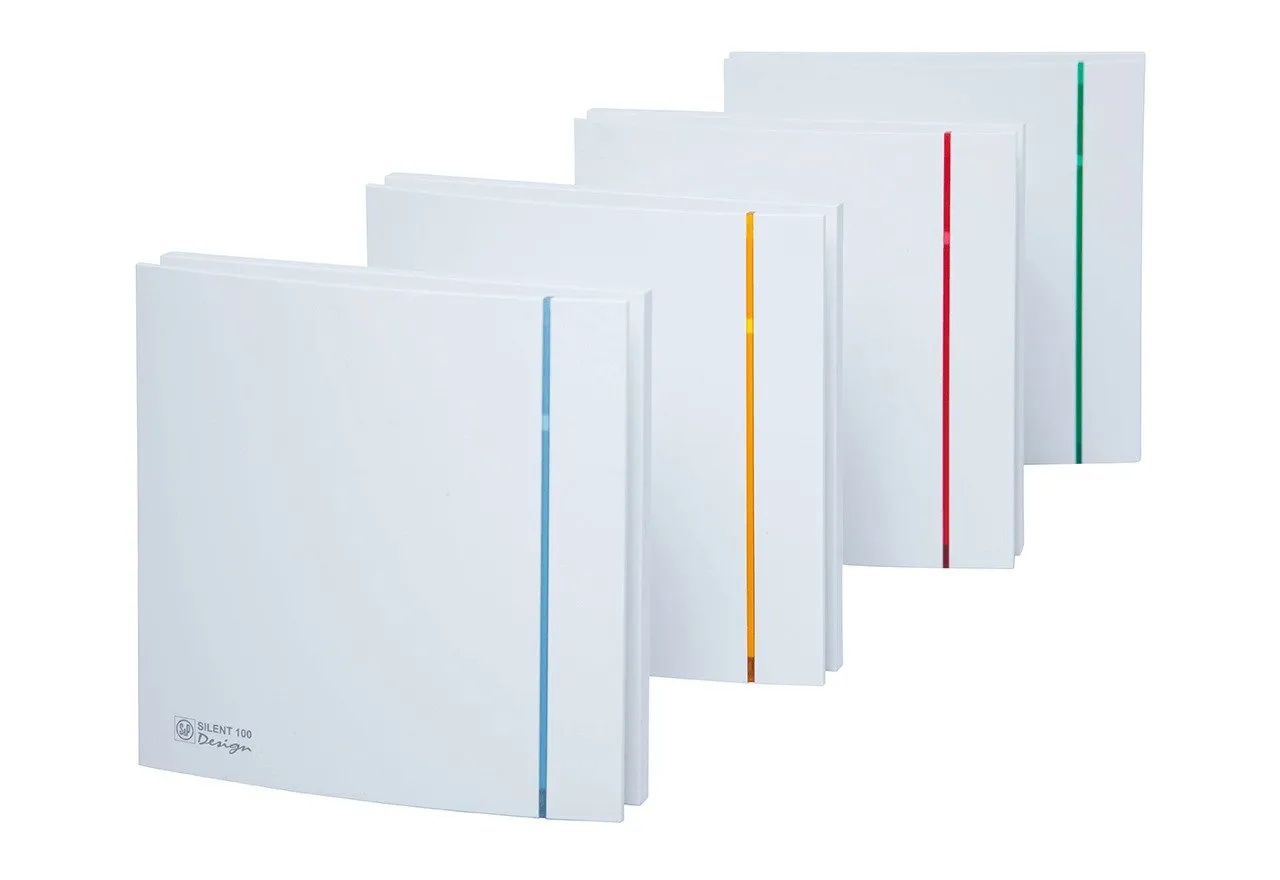 THERMEX Badrumsfläkt Silent 100 CZR Design Scandic - med timer - 100 mm. | Ventilation & Klimat - Ventilation - Badrumsfläktar | GameStuff