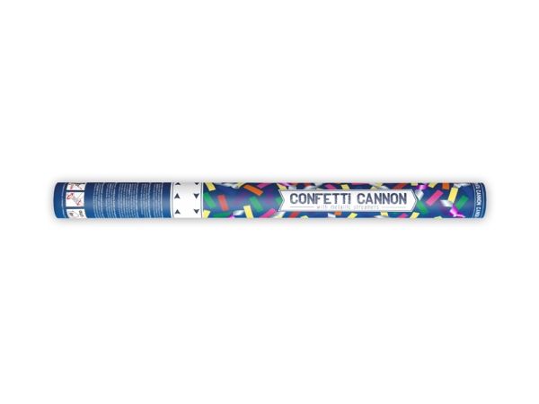 PartyDeco TUKM60, Konfettikanon, Flerfarvet, Streamer, 600 mm, 1 stk