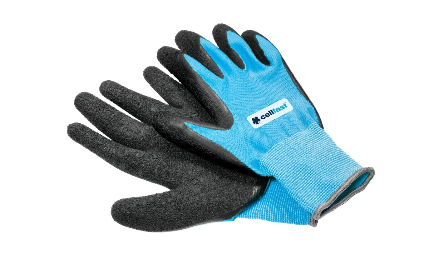 Cellfast Arbetshandskar (9/L) 73% polyester, 25% latex, 2% elastan Bra beläggning för bra grepp | Verktyg & Verkstad - För verkstaden - Arbetshandskar | GameStuff