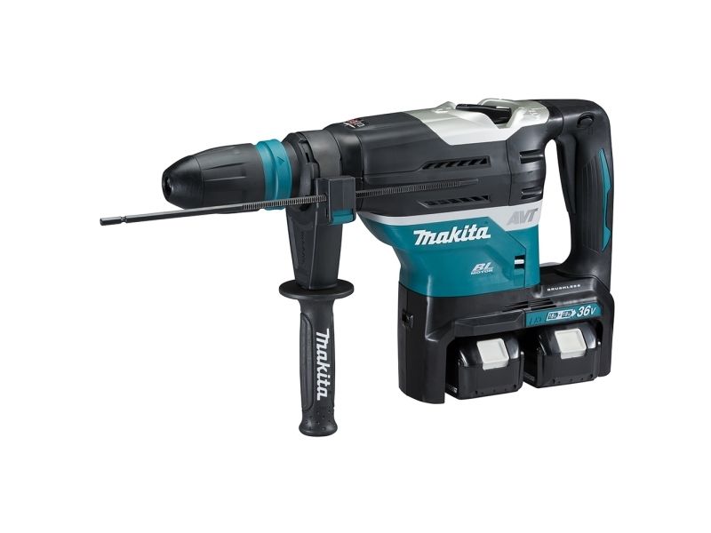 Makita DHR400ZKUN borrhammare 2x18V SDS-Max 8 J utan batteri och laddare - SOLO