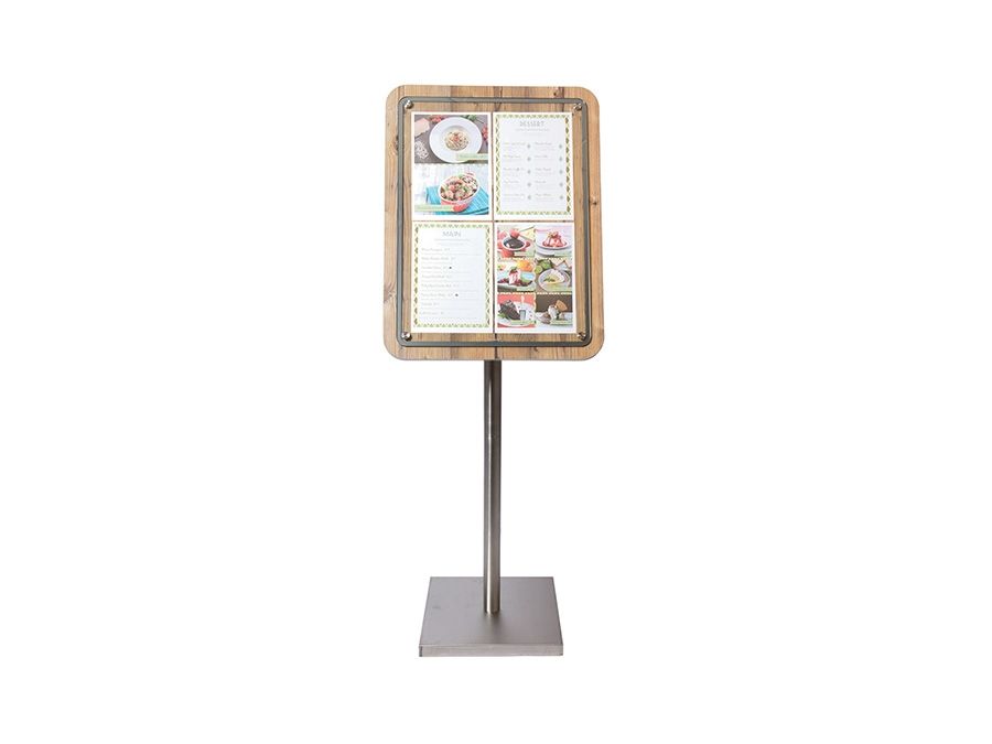 Securit® 4xA4 GLASS STAR informationsdisplay eg
