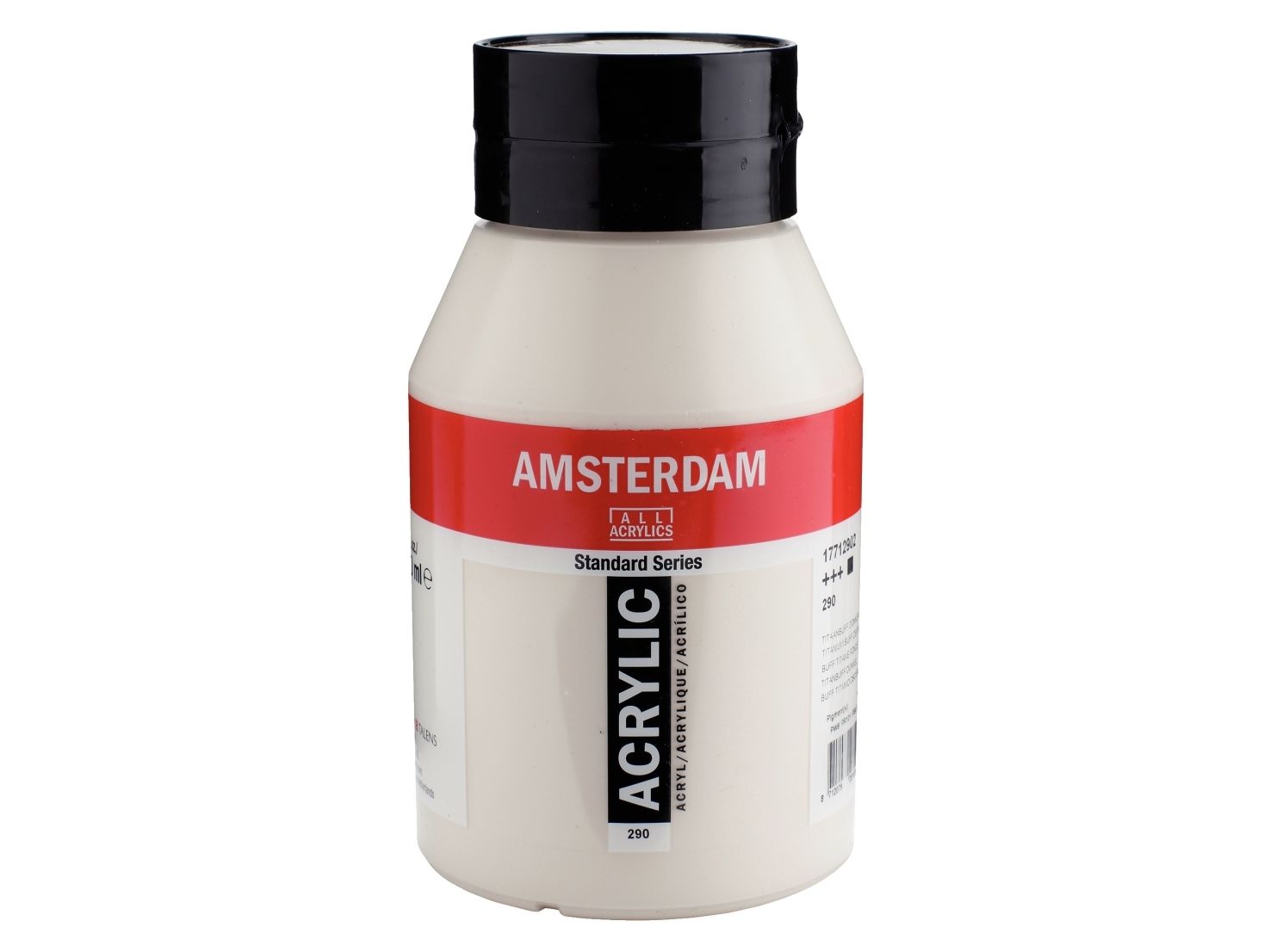 Amsterdam Standard Series Akryylipurkkipurkki 1000 ml Titanium Buff Deep 290
