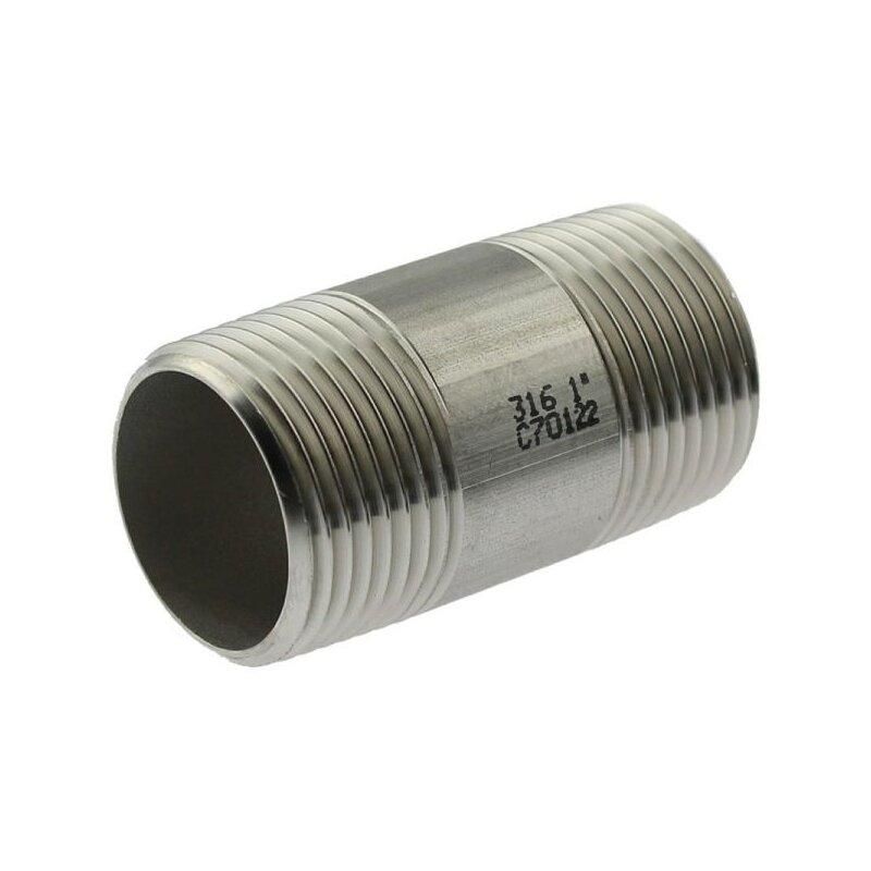 Nippelrør 4404/316L 40 bar 3/4x80mm