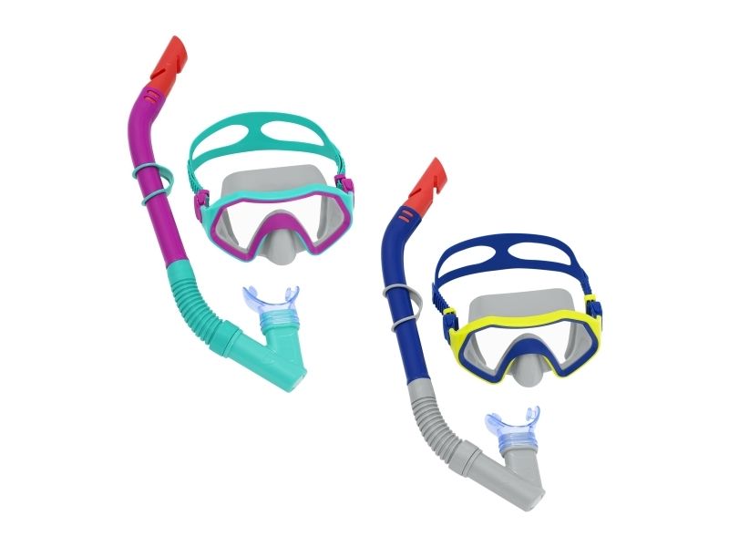 Bestway 24025 / 23, Barn, Halv Ansigtsmaske, Snorkeldykning, Polykarbonat, Polykarbonat, Forskellige Farver