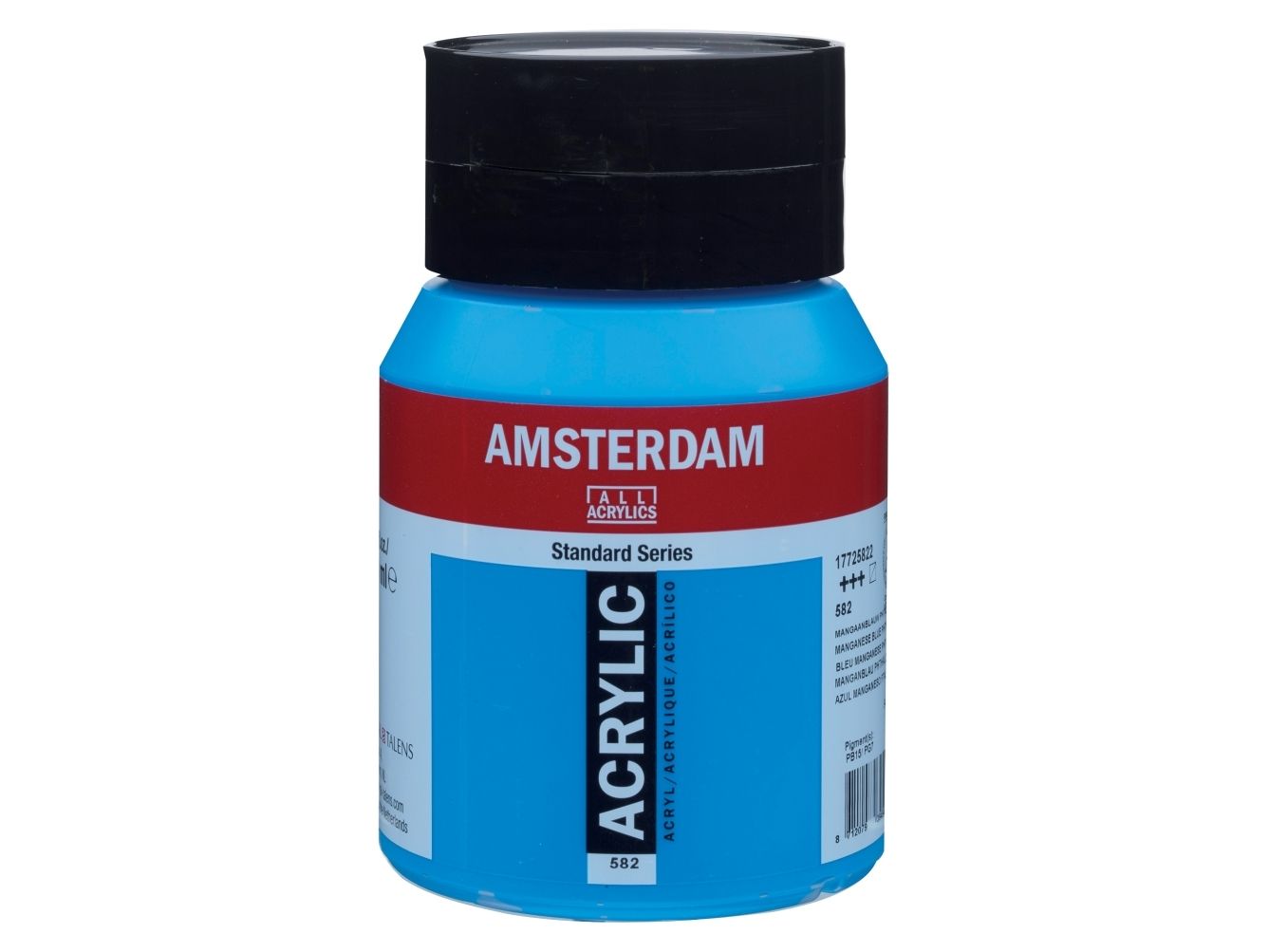 Amsterdam Standard Series akrylfärg Manganese Blue Phthalo 582 | Skola & Hobby - Konstmaterial - Akryl & Akvareller | GameStuff