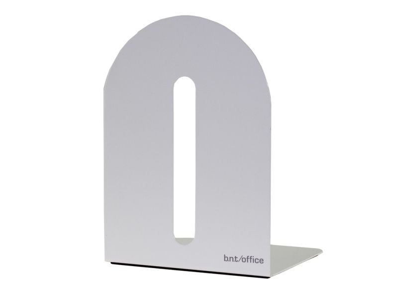 Bogstøtte metal 20x20cm hvid (2 stk.)