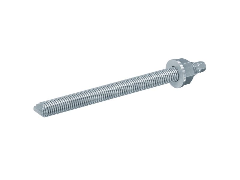 Fischer RG, M10, Terästä, Täyskierteinen tanko, 13 cm, 10 kpl