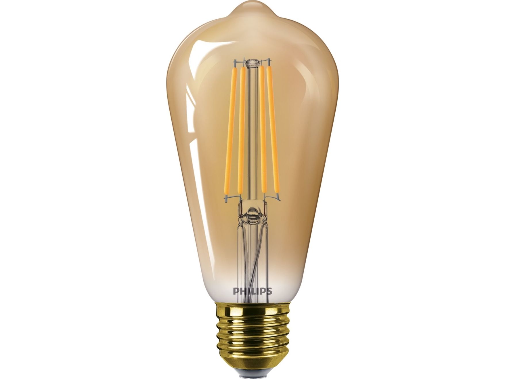 Philips Led Lampe (Dimmbar), 5,8 W, 50 W, E27, 640 Lm, 15000 H, Flame