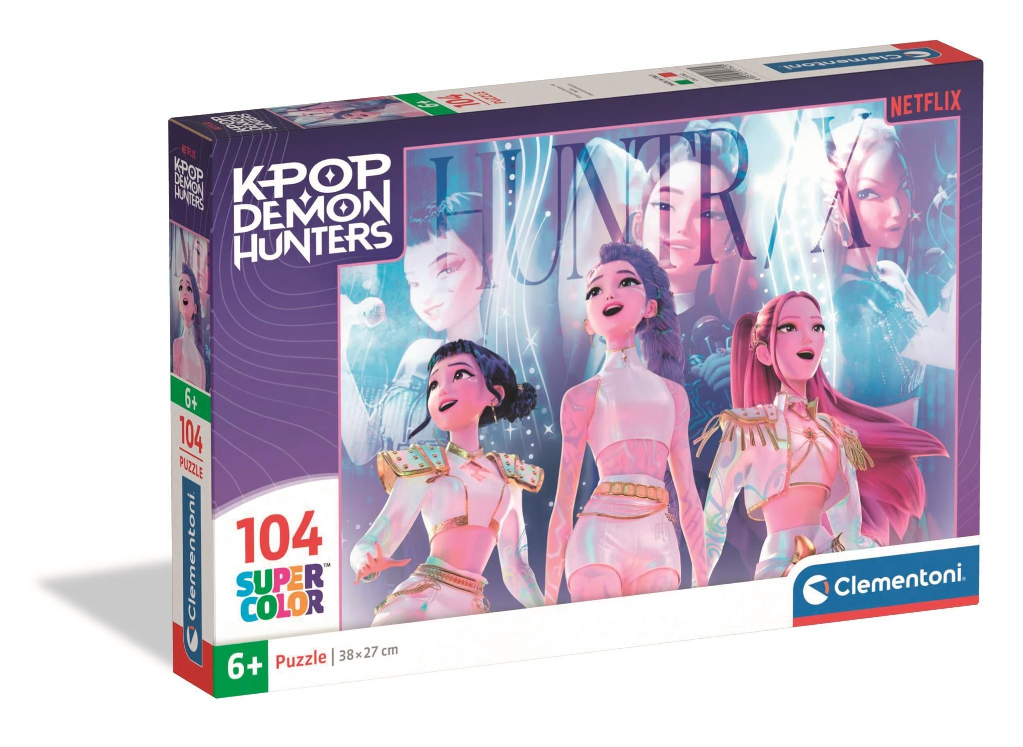 Clementoni - K-pop Demon Hunters 1 Puzzle - 104 Brikker - Netflix