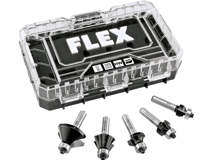 Flex CER rundningsfr&auml;sst&auml;m set (5 st.)