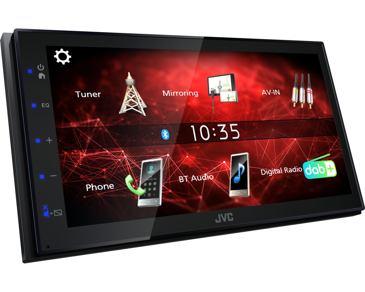 JVC KW-M27DBT Bilradio med 6,8tm Touchskærm (MP3/Bluetooth/USB/DAB+/NFC)