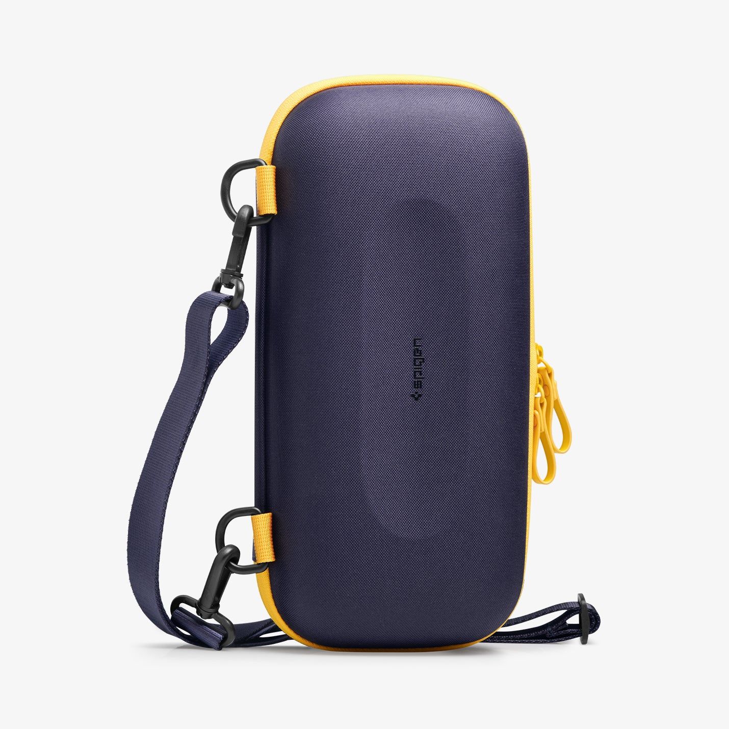 Spigen Nano Pop Pro, Beuteltasche, Nintendo, Dunkelblau, Gelb, Polycarbonat (PC), Nintendo Switch 2, Reißverschluss