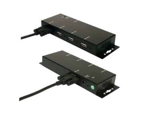Exsys External 4 Port Usb 2.0 Hub, 480 Mbit/S, Sort, Metal, Ce, Fc, Rohs, Win 98Se, Me, 2000, Xp, Vista, Server 2003 Linux Mac Os, 250 G