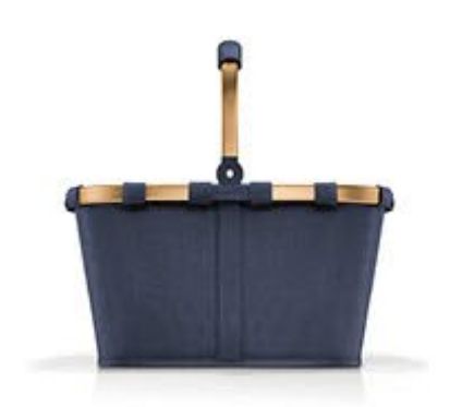 Reisenthel carrybag, Indkøbskurv, Blå, Aluminium, Polyester, 22 L, 480 mm, 280 mm