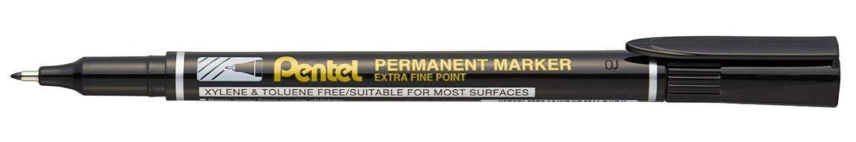 Pentel MARKER FOIL/CD 0,6-1,0 mm F RUND PENTEL NF450 BLACK
