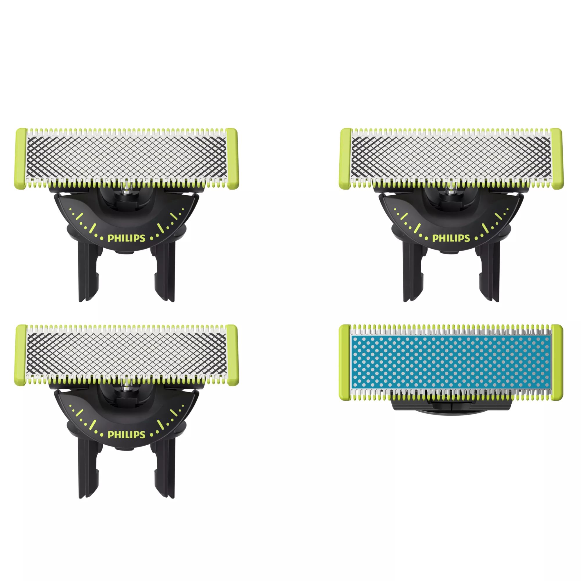 Philips Norelco Oneblade Qp945/50, Barberingshoved, 3 Hoved(Er), Philips, Oneblade