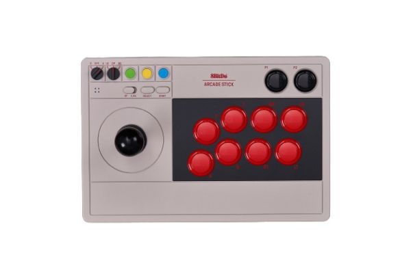 8Bitdo Arcade Stick, Joystick (Grey)