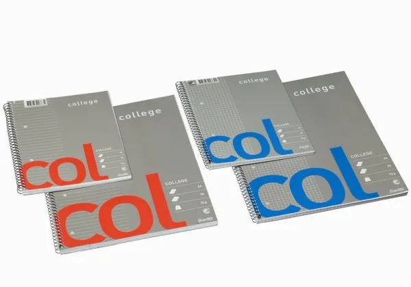 Anteckningsbok A5 Bantex COL fyrkantig med hål - (5 st.) | Papper & Emballage - Block & Post-It - Block | GameStuff