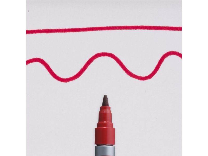 Sakura Sakura Pen-touch 130 Permanent Red | Skola & Hobby - Konstmaterial - Markörer | GameStuff