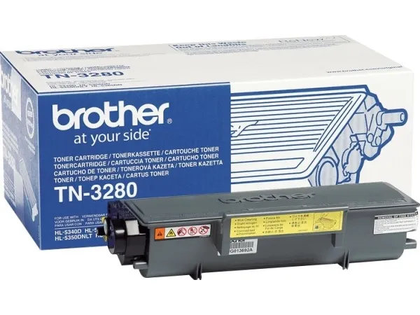 Brother Toner Tn-3280 - Schwarz - Kapazität: 8.000 Seiten (Tn3280)