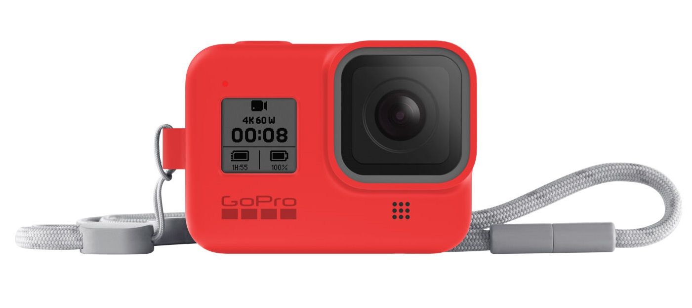 Gopro Silikonhülle Und Gurt, Rot
