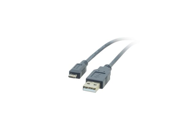 Kramer Electronics C-Usb/Microb-10, 3 M, Usb A, Micro-Usb B, Usb 2.0, Stecker/Stecker, Schwarz