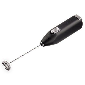Xavax 00111106, Håndholdt elektrisk mælkeskummer, Sort, Rustfrit stål, Rustfrit stål, Batteri, AA, 25 mm