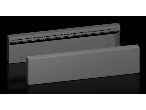 Rittal VX 8660.033, Trimpanel, Sort, Stål, 600 mm, 100 mm, 1,71 kg